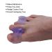 Silicone Toe Separator 4 Pairs - Overlapping Toes, Bunion, Hammer Toe Corrector - Purple - Buy Online on SooperMarket.com