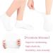 Moisturizing Silicone Socks for Women - 2 Pairs of Anti-Slip Pedicure Socks for Dry Cracked Feet - Soft & Hydrating Skin Color - Buy Online on SooperMarket.com