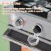SAFELON Baby Safety Stove Gas Knob Covers & Oven Lock - 6 Pcs, White - Buy Online on SooperMarket.com