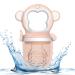 Silicone Baby Food Feeder & Nibbler - Soft Fruit Feeder Pacifier for Infants | Safe Fresh Food & Bite Rings - Buy Online on SooperMarket.com