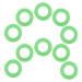 Healeved 10 Rolls Adhesive Eyelash Tape Eyelash Extension Tapes Eyelid Lift Strips Breathable PE Lash Tape Medical Tape Eyelash Extension Supplies Green