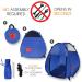 MyDeal Pop Up Pet House in a Bag - Portable Play Pen with 3 Net Windows and Zipper Door for Dogs, Cats, Rabbits - Shelter and Safety on the Go - Buy Online on SooperMarket.com