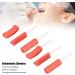 Portable Orthodontic Pacifiers with Flexible Leveling Shell - Professional Silicone Packaging 6 Pack - Tasty Red Strawberry Flavor - Buy Online on SooperMarket.com