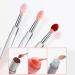 Manolyee Silicone Lip Brush Applicator Silicone Lip Brushes Tool Portable | Silicone Lip Brush Lip Gloss Balm Applicator Eyeshadow Lip Scrub Brush Applicator Lip Applicators - Buy Online on SooperMarket.com