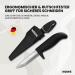 N mis Fishing Knife - 10 cm Stainless Steel Blade | Multi-Use Garden & Carving Knife | Durable Outdoor Knife with Quiver | Affordable & Sharp - Buy Online on SooperMarket.com