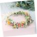 Gogogmee Artificial Flower Headband Headband Bridal Headpieces for Wedding Floral Wreath Headband Boho Hair Ties Lady Headband Flower Rose Wreath Bridal Fairy Headpiece Tiara Fabric - Buy Online on SooperMarket.com
