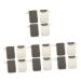 Baluue 16 Pcs Black Linen Soap Bag Foaming Soap Shower Foaming Bag Soap Pouch Cotton Soap Bags Flax