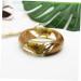 TENDYCOCO 2 Pcs Flower Bracelet Gemstone Bracelets Wood Bracelet Hawaiian Bracelet Friendship Bracelets Resin Bangle Bracelet Clear Bracelet Bangle Clear Epoxy European and American Jewelry 6.4X2.3CMx2pcs As Shownx2pcs - Buy Online on SooperMarket.com