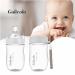 Gulicola Natural Glass Baby Bottle 5oz 2-Pack Medium Flow Anti-Colic for Breastfed Babies 3 Months+ - Grey White - Buy Online on SooperMarket.com