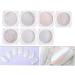 1pc Nail Powder Mirror Effect Powder Holographic Nail Powder Pearl Nail Pigment Nail Art Powder(1g Wine Red) - Buy Online on SooperMarket.com