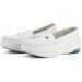 MaxMuxun Women's Non Slip Leather Nursing Shoes - Comfortable Slip-on Loafers for Restaurant Work - Blue, Size 5.5 - Buy Online on SooperMarket.com