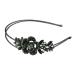 Set of 4 Crystal Flower Headbands - 4 Colors (Jet, Lavender, Rose, Crystal) - Buy Online on SooperMarket.com
