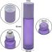 PXYELEC 10PCS Essential Oil Roll-On Bottles | 10ml Purple Glass Perfume Bottles with Aluminum Caps & Stainless Steel Roller Balls for Aromatherapy - Buy Online on SooperMarket.com