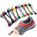 Buy Bupimufi No-Tie Elastic Shoelaces for Kids - Quick Lock Sky Blue & White Shoe Straps - Buy Online on SooperMarket.com