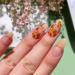 DANNI & TONI 28 Stickers Semi Cured Gel Nail Polish Strips Gel Nail Stickers Salon-Quality Gel Nail Polish Strips Manicure Stickers Set(Blooming Garden) Print Foil Stamping