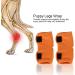 2Pcs Adjustable Dog Cat Leg Brace Elastic Warm Knee Pads for Surgery Wound Support and Stability for Injury Recovery Prevent Licking (Orange) - Buy Online on SooperMarket.com