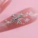 60PCS Cross Nail Art Charms Metal 3D Punk Ornaments for Manicure - DIY Nail Decoration Supplies in Bronze & Antique Silver - Buy Online on SooperMarket.com