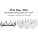 Sonk Professional Stainless Steel Sheep Shears - Universal Electric Wool Cutter Replacement Blades for Alpacas & Goats | 9/13 Teeth Straight & Curved Blade Options - Buy Online on SooperMarket.com