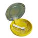 Retainer etui with ventilation holes solid snap lock orthodontic oral protection case retainer etui dustproof oral protection case prosthesis holder box for household travel office light