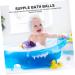 Angoily 4 Pcs Cartoon Bath Balls | Luffa Shower Sponge & Exfoliating Body Scrubbers for Kids - International Shipping Available - Buy Online on SooperMarket.com