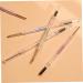 Gogogmee 5pcs Brow Pencils with Brush Brown Eyebrow Pencil Hair Double Bun Eyebrow Makeup Pencils Plastic - Buy Online on SooperMarket.com