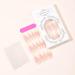 Shop 24Pcs Almond Press on Nails - Long Stiletto Faux Nails Pink Ombre Acrylic with Gold Star Designs - Cute Summer Nails for Women - Buy Online on SooperMarket.com