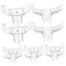 WOFASHPURET 10pcs Eyebrow Design Ruler Beauty Tools Brow Ruler Sticker Eyebrow Shape Face Ruler Measurer Shaping