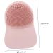 PLAFOPE Silicone Face Brush Clipper Grippers Face Brush Scrubber Silicone Scrubbers Facial Cleansing Brush Face Brush for Women Makeup Remove Brush Pink Silicone Brush Manual 8x6cm Pink - Buy Online on SooperMarket.com