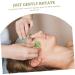 FOYTOKI 2pcs Gua Sha Roller Gua Sha Face Roller Darcy Facial Roller Scratchboard Tools Remove Wrinkles Skin Roller for Face Mushroom Shaped Guasha Board Scraper Tool Eye Massage Set Jade - Buy Online on SooperMarket.com
