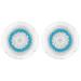 Facial Cleansing Brush Head Replacement Compatible for Deep Pore Acne Cleaning Brush Clogged and Enlarged Pores (2 Pack Blue) 2 Pack Blue1+green1