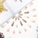 Brishow Christmas Glitter Snow False Nails - 24pcs Ballerina Acrylic Short Fake Nails for Women and Girls - Buy Online on SooperMarket.com