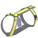 STUCH dog harness - adjustable nylon harness - padded - for small medium and large dogs (Lime L) Lime L