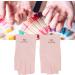 Professional Manicure Gloves Non Slip UV Protection Driving Gloves Stretchy Breathable Fingerless Fiber Cotton Nail Lamp Gloves for Home Salon Summer Outdoor Gloves for Women and Girls(Pink) - Buy Online on SooperMarket.com