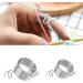 JOYUETLAN Stainless Steel Yarn Guide Knitting Thimble - 2 Piece Set for Crafts - Knitting Accessories Tool - Buy Online on SooperMarket.com