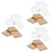 Beavorty 600 pcs wax papier Wax pounds Wax fleece strip wax stripes for the face Small wax stabbing wax strip set hair removal wax stable Small wax