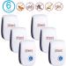 6 Pack Ultrasonic Pest Repeller - Electronic Plug-in Sonic Control for Insects, Rodents, and Bugs - Home, Office, Warehouse, Hotel - Repels Roaches, Ants, Mice, Mosquitoes, Spiders - Buy Online on SooperMarket.com