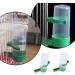 Bird Water Dispenser 4 Pcs Hanging Bird Water Bottles Automatic Bird Water Dispensers for Middle and Small Parrot Budgie Lovebirds Cockatiel Drinking Water - Buy Online on SooperMarket.com