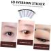 NOLITOY 5pcs Eyebrow Stickers Temporary Brow Tattoos Fake Eyebrows Eyebrow Tool 6d Eyebrow Trimming The Lazy - Buy Online on SooperMarket.com