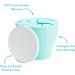 Munchkin C'est Silicone Baby Weaning Pot | Collapsible Snack Catcher & Food Storage Container - Mint - Buy Online on SooperMarket.com
