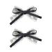 JSGHGDF Ribbon Elegant 2000s Style Side Clip Hair Clip Sweet Style knot Balletcore
