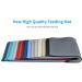AUDWUD Silicone Waterproof Dog & Cat Feeding Mat - Anti-Slip Pet Bowl Mat 87x58 cm Beige | Durable Easy Clean Pet Accessories - Buy Online on SooperMarket.com