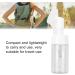 Portable Mousse Foaming Empty Bottle Refillable Travel Dispenser Container for Home Gift(100ML brush head white and transparent) - Buy Online on SooperMarket.com