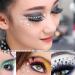 Go Ho 423 Self Adhesive Face Gems Rhinestones for Festival Rave - 3 Sheets + Tweezers - Buy Online on SooperMarket.com