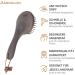 Animalon Mane and Tail Brush for Horses | Premium Horse Care Accessories | Durable Mane and Tail Comb in Brown - Buy Online on SooperMarket.com