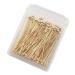 INSPIRELLE 100PCS Gold Plated Brass Ball Head Pins 22 Gauge Satin Pins for DIY Jewelry Making Findings - 30mm (1.2 Inch) Long Ball Head Pin 1.2 Inch (30mm)