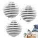 Kirdume Laundry Balls | Laundry Scrubbing Balls | Spherical Vane Lint Catcher Reusable Eco-friendly Laundry Scrubbing Balls Anti Static Ball For Reducing Drying Time And Wrinkles White