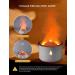 SEAAN Volcano Jellyfish Mist Humidifier 360ml Pro - Pulsating/Continuous Modes, Dual Night Light, Remote Control - Ideal for Bedroom - Buy Online on SooperMarket.com