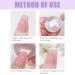 Clear Nail Art Stamper - Double-End Silicone Nail Stamp for DIY French Smile Line Art & Accessories - Buy Online on SooperMarket.com