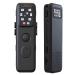 WEIIBDIE Mini WiFi Body Camera,Mini Body Worn Cam with Night Vision/Warning LED,Law Enforcement Video Recorder with Audio for Security Guards,Personal Use,64G Card Included