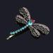 Vintage Rhinestone Dragonfly Hair Clips Set - Elegant Alloy Barrettes for Women - Buy Online on SooperMarket.com